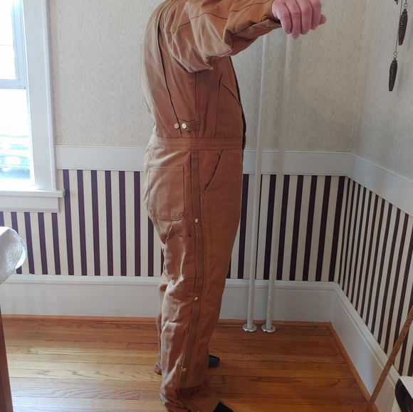 🚫SOLD🚫 NWT Carhartt Men's Duck Coveralls Brown - Picture 13 of 16